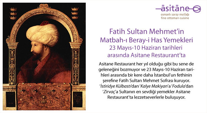 Fatih Sultan Mehmet'in Metbah-� Beray-i Has Yemekleri