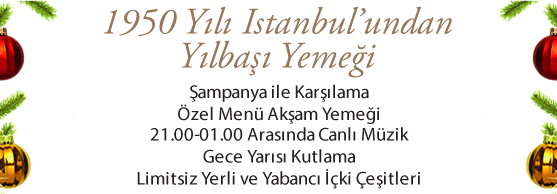1950 Yl Istanbul’undan Ylba Yemei 